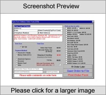Order Form Source Code Screenshot